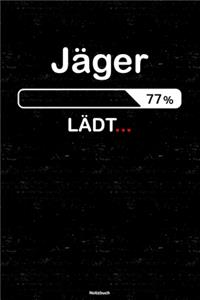 Jäger Lädt... Notizbuch