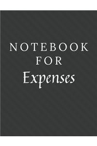 Notebook For Expenses