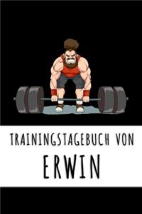 Trainingstagebuch von Erwin