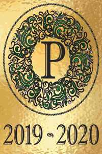 Weekly Planner Initial Monogram 