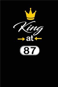 king at 87