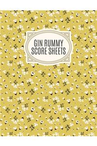 Gin Rummy Score Sheets