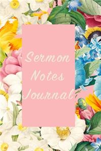 Sermon Notes Journal