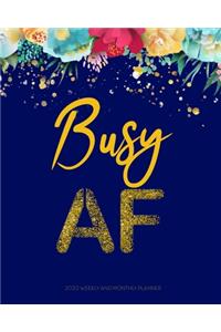 Busy AF 2020 Weekly and Monthly Planner