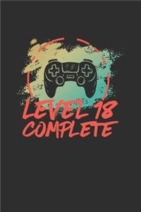 Level 18 Complete