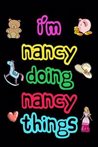 I'm Nancy Doing Nancy Things