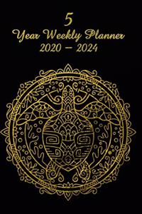 5 Year Weekly Planner 2020 - 2024