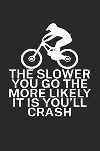 The slower you go the more likely it is youll