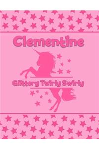 Clementine Glittery Twirly Swirly