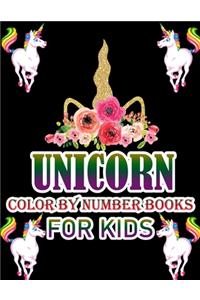Unicorn Color By Number Books For Kids