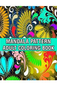 Mandala Pattern Adult Coloring Book