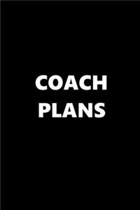 2020 Daily Planner Sports Theme Coach Plans Black White 388 Pages