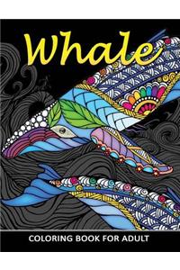 Whale Coloring Book for Adults
