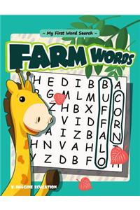 My First Word Search - Farm Words