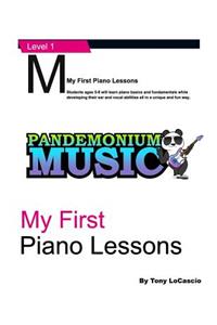 My First Piano Lesson