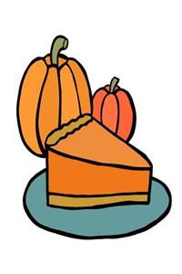 Pumpkin Pie School Composition Book 130 Pages