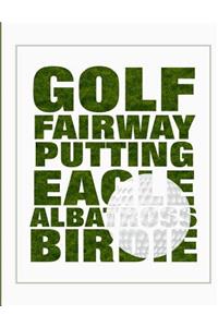Golfer's 2019 Daily Diary/Planner