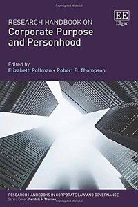 Research Handbook on Corporate Purpose and Personhood