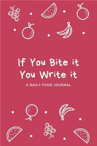 If You Bite It You Write It