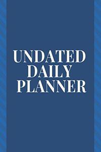 Undated Daily Planner