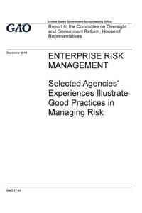 Enterprise risk management, selected agencies' experiences illustrate good practices in managing risk