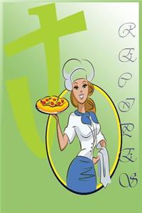 Recipes ( Recipes Journal, Blank Cookbook )