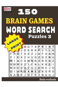 150 Brain Games - WORD SEARCH Puzzles 3