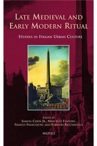 ES 07 Late Medieval and Early Modern Ritual Cohn