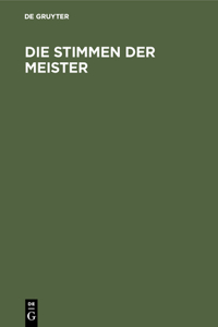 Stimmen der Meister