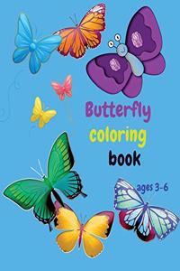 Butterfly Coloring Book ages 3-6