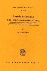 Soziale Sicherung Und Einkommensverteilung