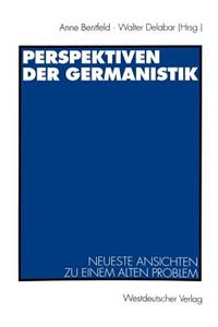 Perspektiven Der Germanistik
