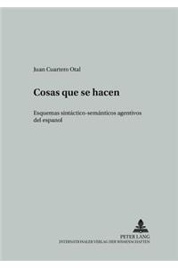 Cosas Que Se Hacen