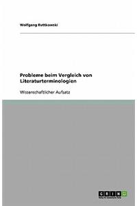 Probleme beim Vergleich von Literaturterminologien
