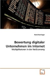 Bewertung digitaler Unternehmen im Internet