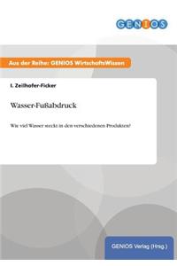 Wasser-Fußabdruck