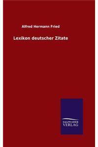 Lexikon deutscher Zitate