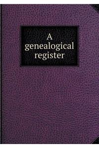 A genealogical register