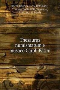 THESAURUS NUMISMATUM E MUSAEO CAROLI PA