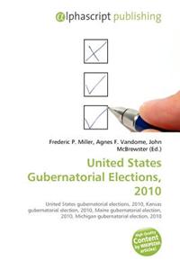 United States Gubernatorial Elections, 2010