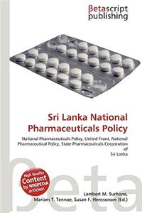 Sri Lanka National Pharmaceuticals Policy