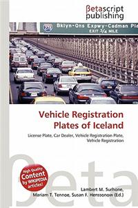 Vehicle Registration Plates of Iceland