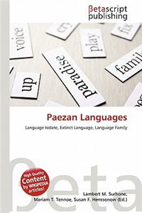 Paezan Languages