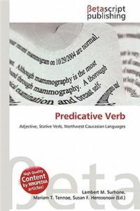 Predicative Verb
