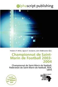 Championnat de Saint-Marin de Football 2003-2004
