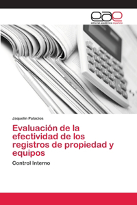 Evaluación de la efectividad de los registros de propiedad y equipos