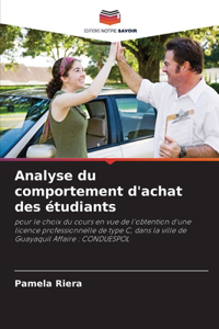 Analyse du comportement d'achat des étudiants