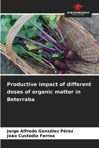 Productive impact of different doses of organic matter in Beterraba