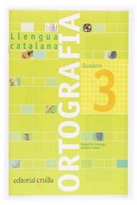 Quadern ortografia 3. Llengua catalana