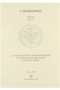 La Valutazione Agro-Forestale E Ambientale Dei Suoli E Delle Terre